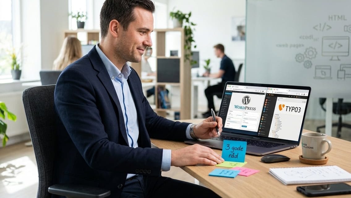 3 gode råd inden du skal vælge mellem WordPress og TYPO3