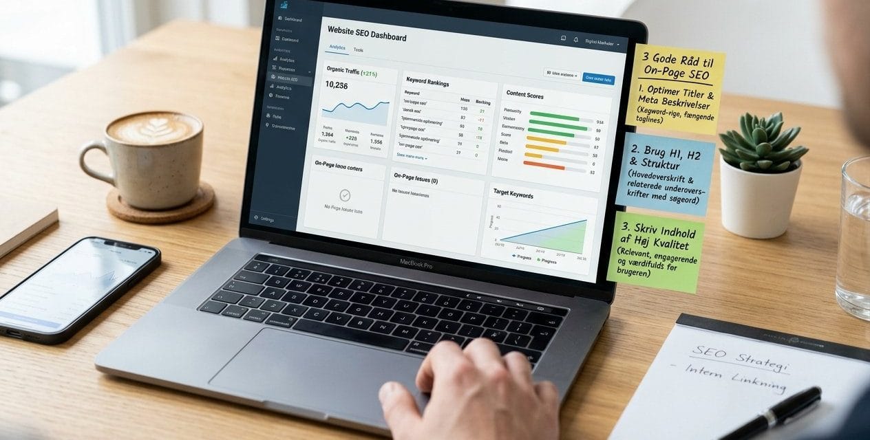 3 gode råd til hvordan du arbejder med on-page SEO på din hjemmeside